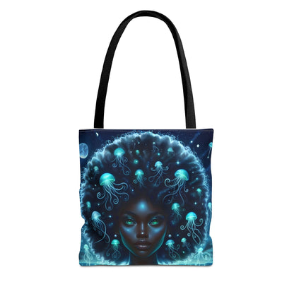 Sea Goddess Celestial Anime Tote Bag