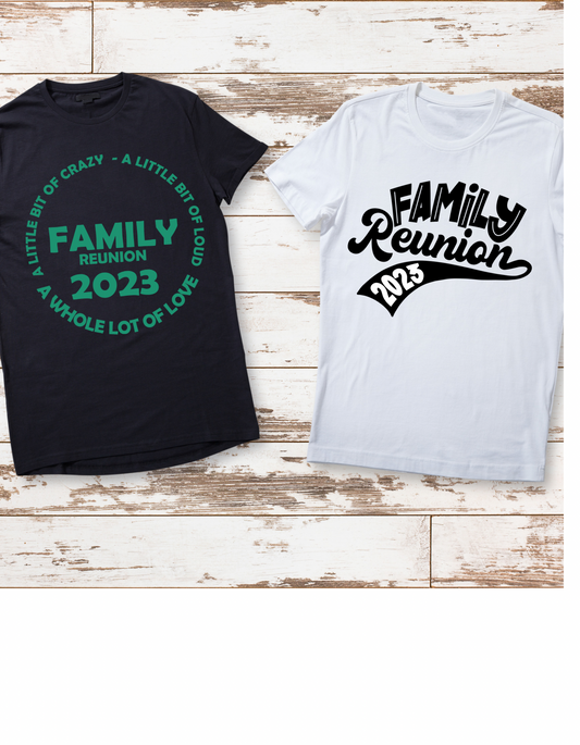 Family reunion custom T shirts