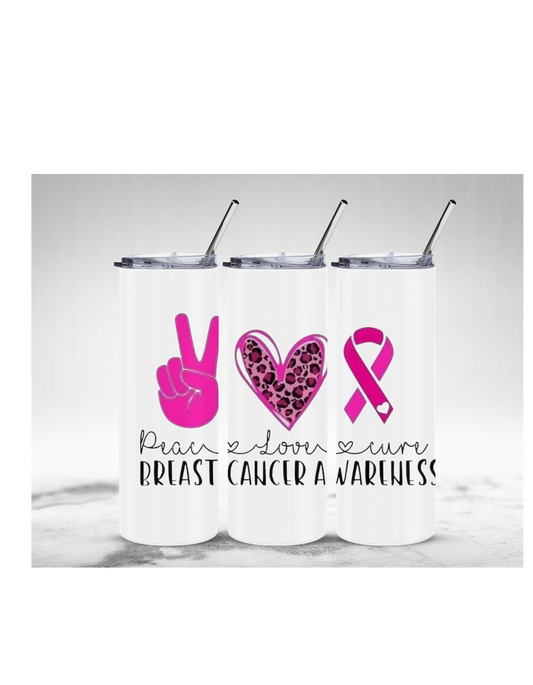 Breast Cancer Awareness Tumbler